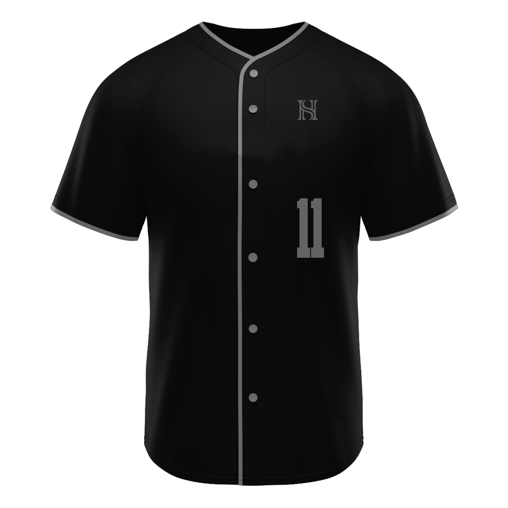 Full Button Baseball Jersey