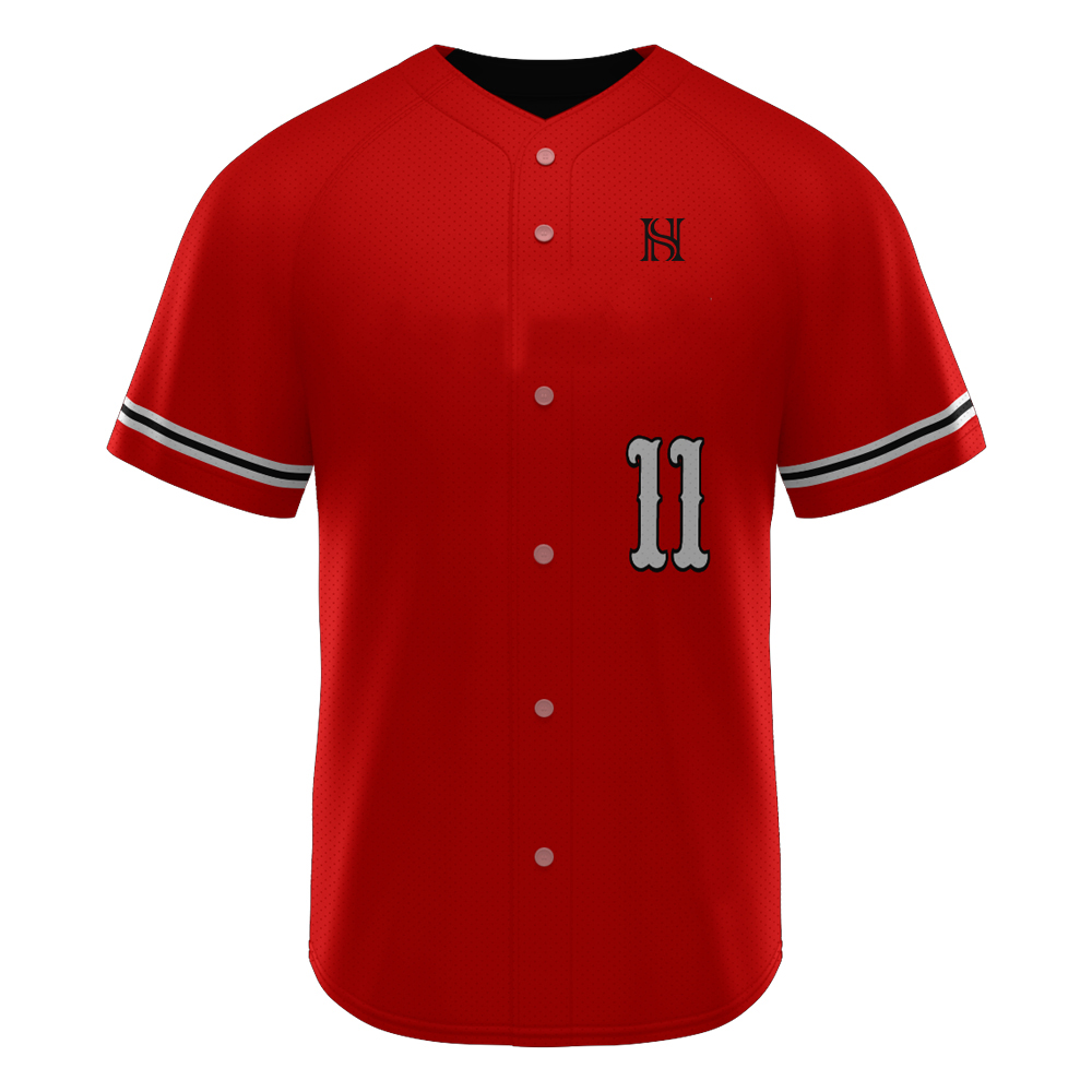 Full Button Baseball Jersey